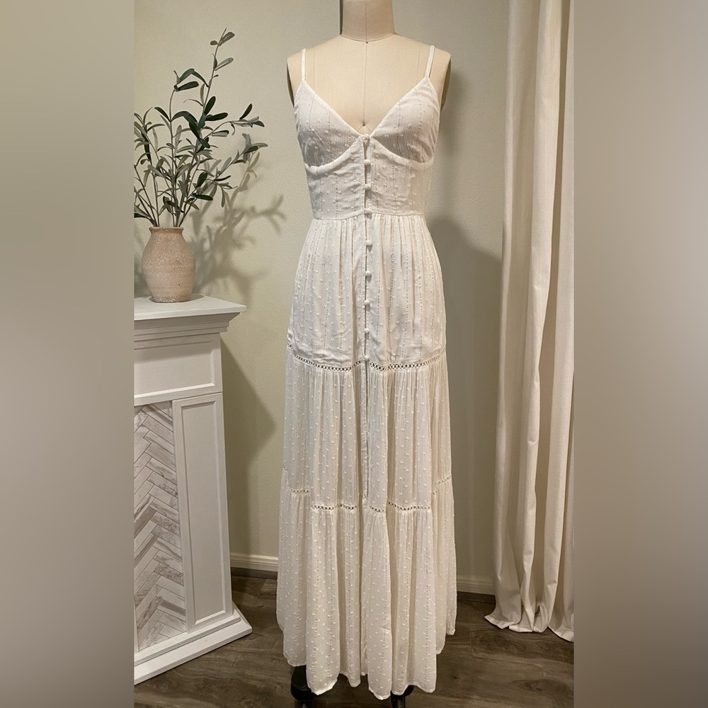 L*Space Ivory Maxi Dress